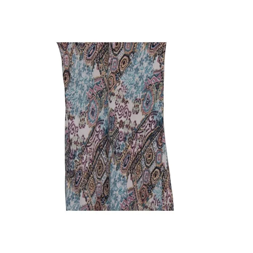 Vintage Y2K 90s Babydoll Dress Medium Multicolor Paisley Grunge Dainty Flowy - Picture 3 of 12